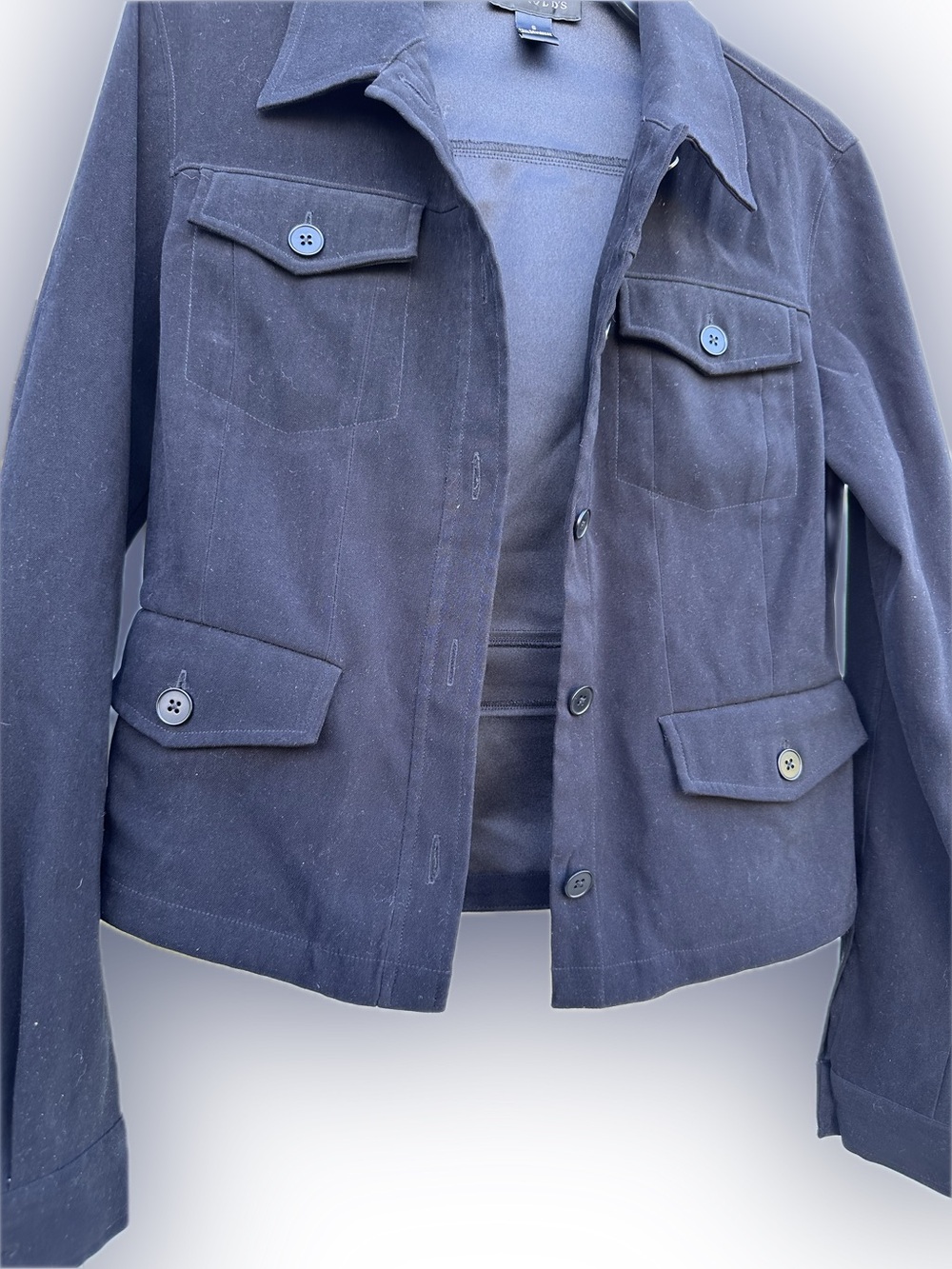 Harold's Black Button-Front Jean Jacket - Picture 2 of 6